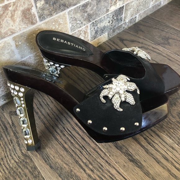 Black Crystal one of a kind shoe - Picture 1 of 5